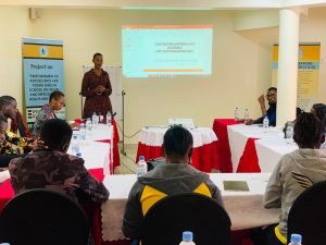 RAISING AWARENESS ON LAWS AND POLICIES INCLUDING SAFE ABORTION LAW AND CHILD PROTECTION LAW TO SGO STAFF AND COMMUNITY PEER EDUCATORS WHO WORK WITH SGO ON THE SRHR PROJECT.
